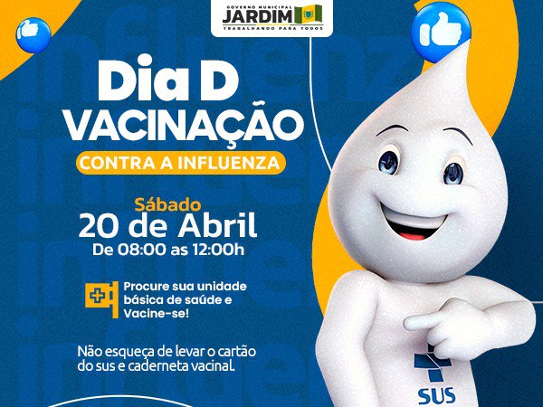 DIA D DA VACINAÇÃO CONTRA A INFLUENZA